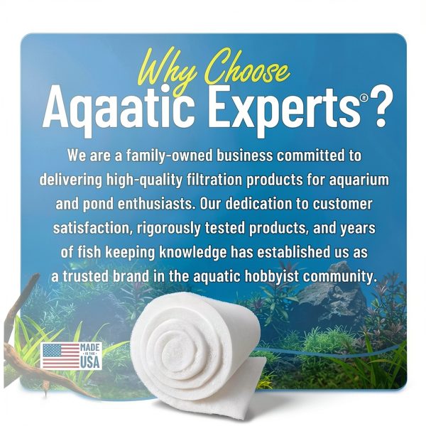 Aquatic Experts Aquarium Filter Pad Dual Density USA Made-8