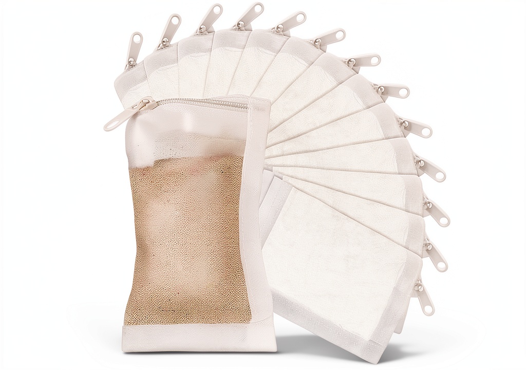 Geiserailie filter media bags in use with aquarium filter system
