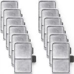 HiTauing Aquarium Filter Cartridges Cotton Carbon-0