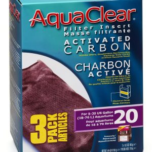 Hagen AquaClear 20 Carbon Filter Inserts 3 Count Pack-0