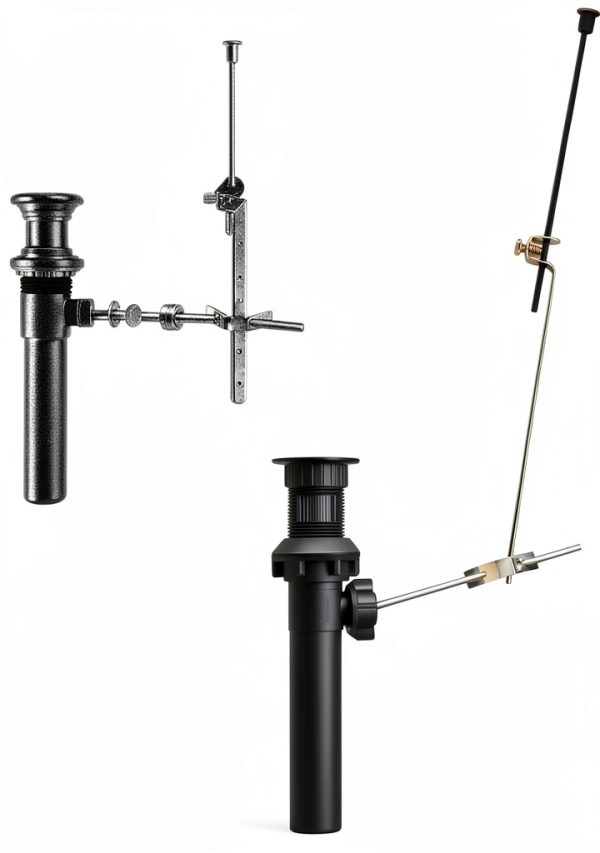 Bathroom Sink Drain with Lift Rod Oil Rubbed Bronze ARCORA Vessel Sink-4